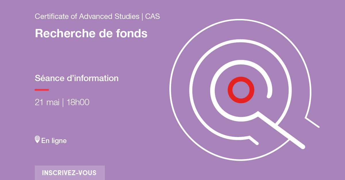 Séance d'info - CAS Recherche de Fonds - 21 mai 2024