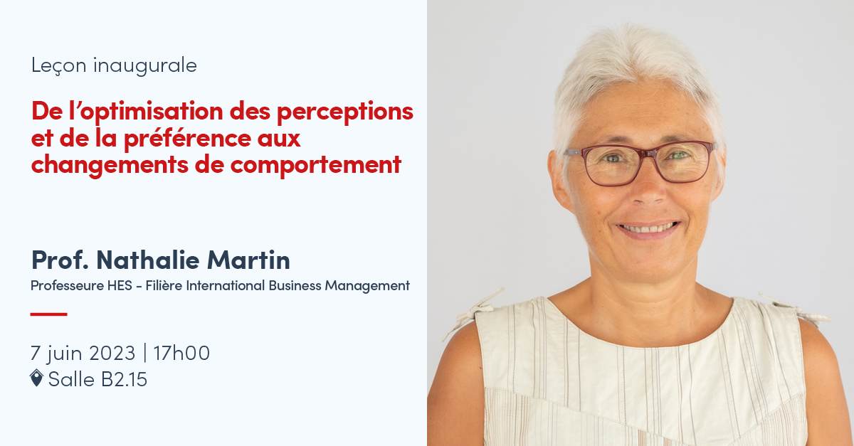 Leçon inaugurale Nathalie Martin