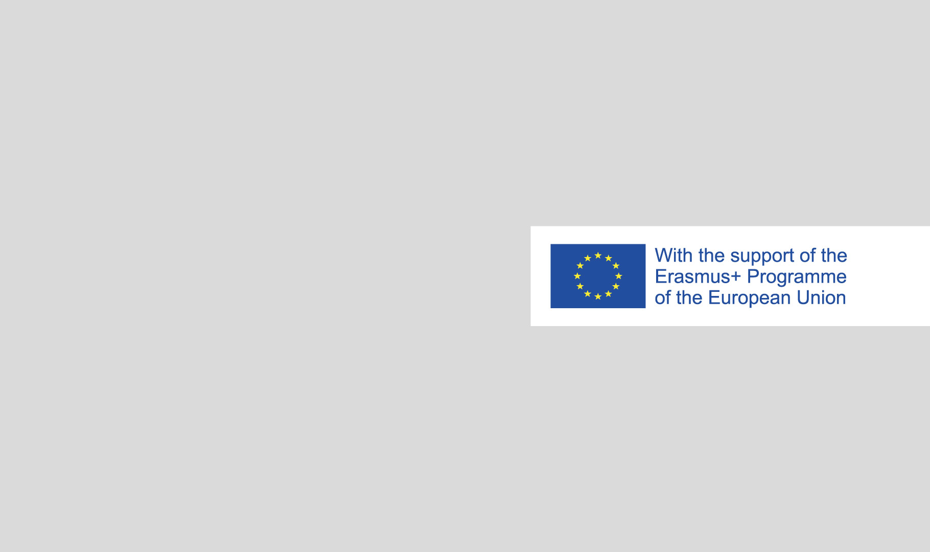 Bannière projet Erasmus