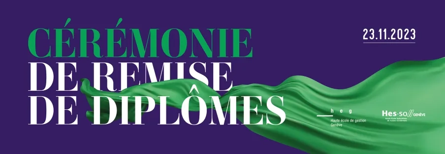 Visuel cérémonie de remise de diplômes 2023