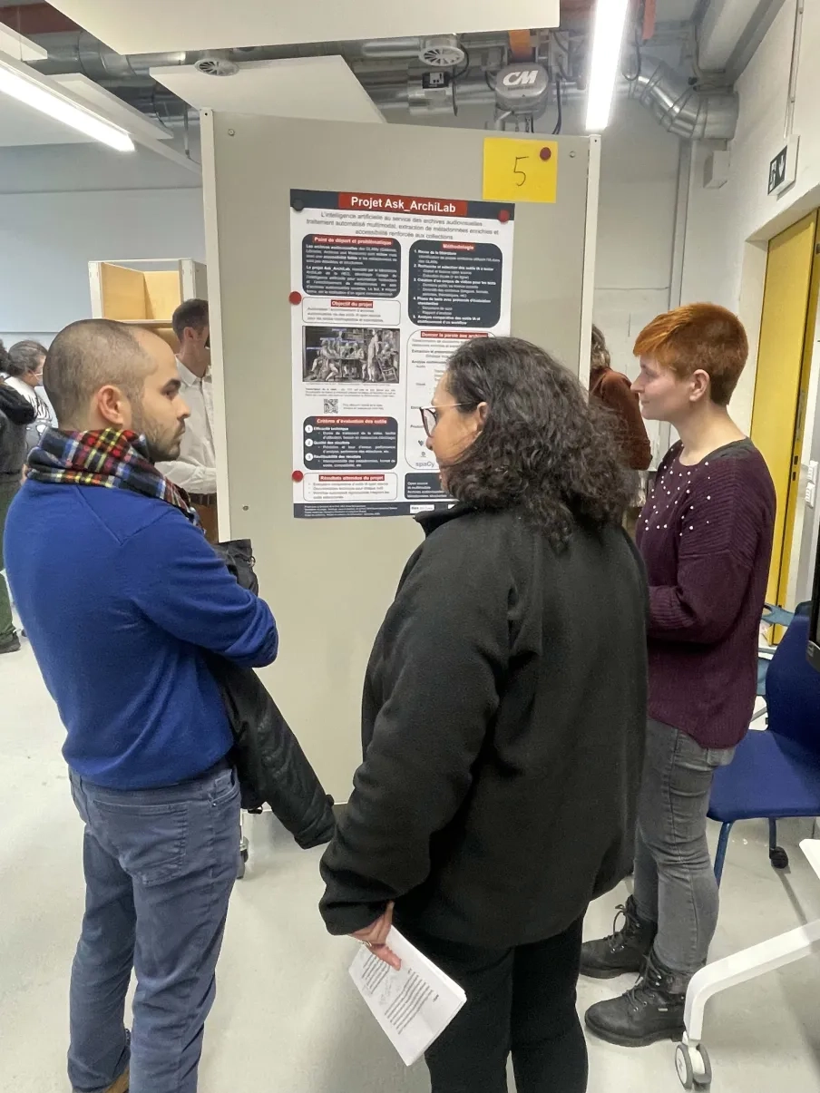 Présentation posters scientifiques 2025